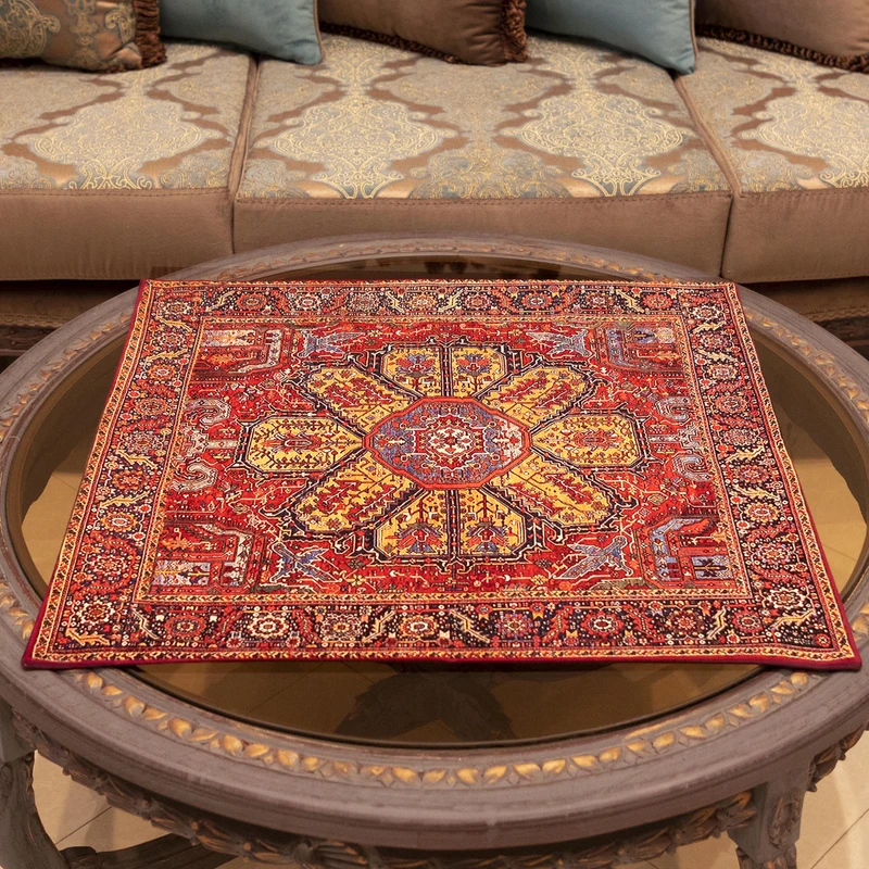 رومیزی طرح هریس هندسی کد KN-SQHerH65