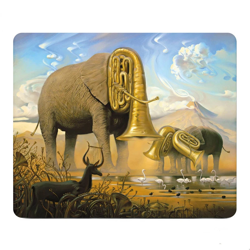 ماوس پد مدل G11 طرح نقاشی Salvador Dalí