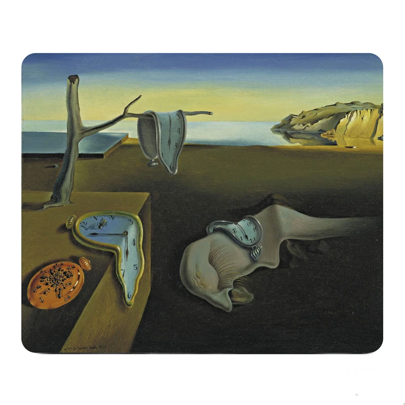 ماوس پد مدل G11 طرح نقاشی سالوادور دالی The Persistence of Memory