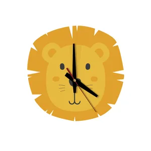 ساعت دیواری کودک مدل lion