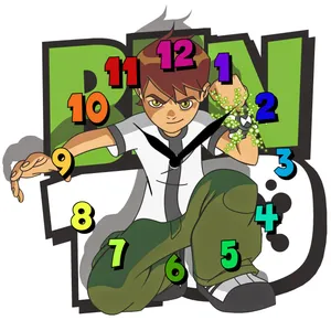  ساعت دیواری مدل Ben10 کد 40453