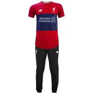 ست تیشرت و شلوار ورزشی مردانه طرح لیورپول کد 9901301r رنگ قرمز