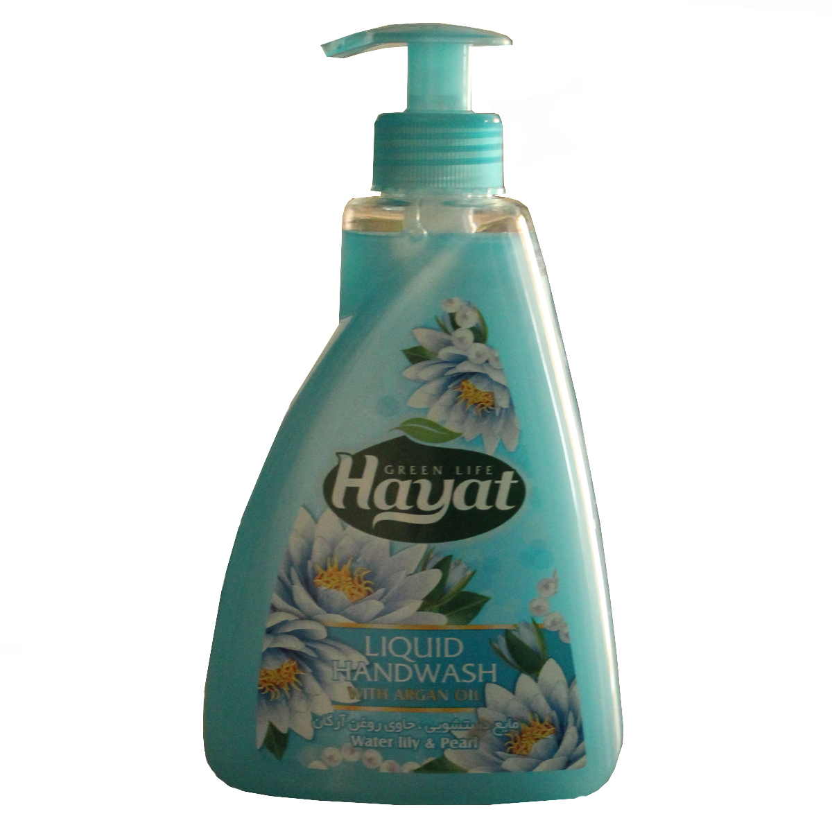 مایع دستشویی حیات مدل Water lily & pearl حجم ۴۳۵ میلی لیتر