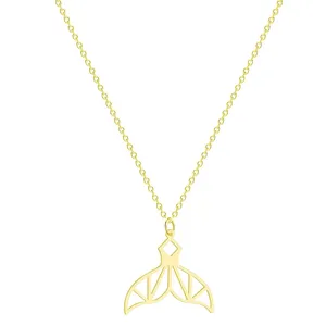  گردنبند زنانه طرح بال وال کد F212