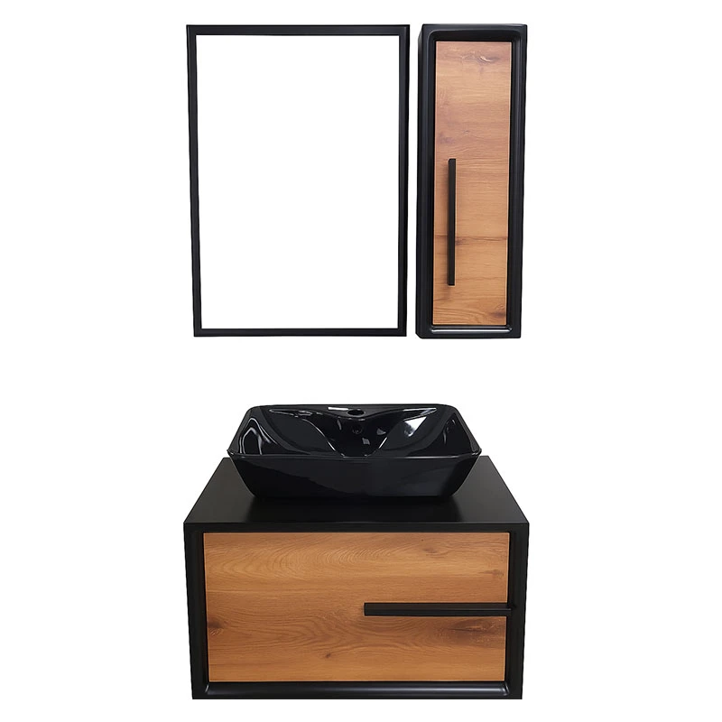 ست کابینت و روشویی مدل لیندا همراه با آینه و باکس