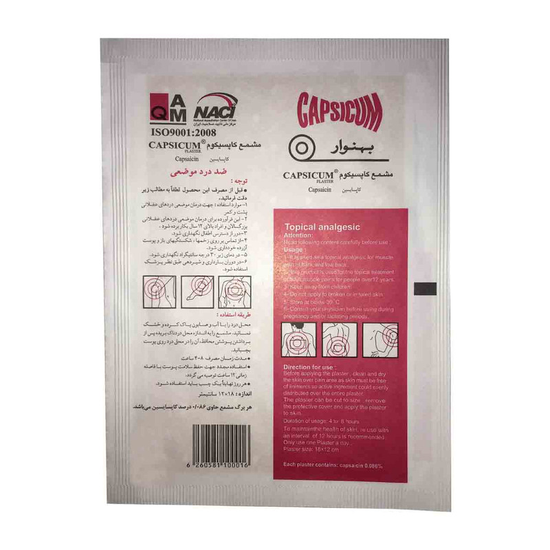 چسب ضد درد بهنوار مدل DZ01