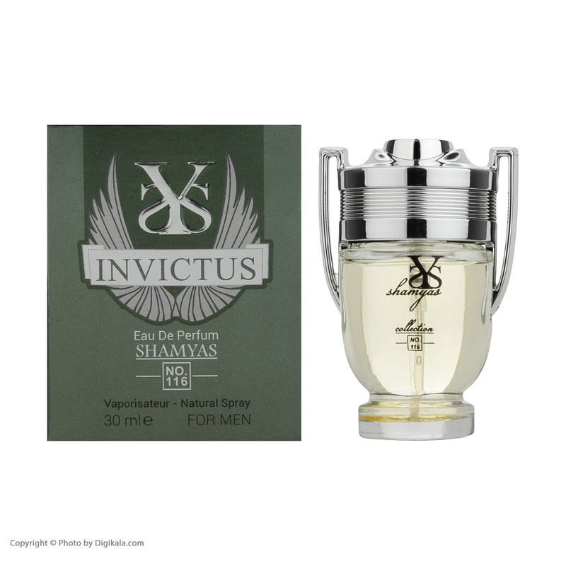 ادوپرفیوم مردانه شمیاس مدل Invictus حجم 30 میلی لیتر به همراه اسپری خوشبو کننده بدن حجم 200 میلی لیتر