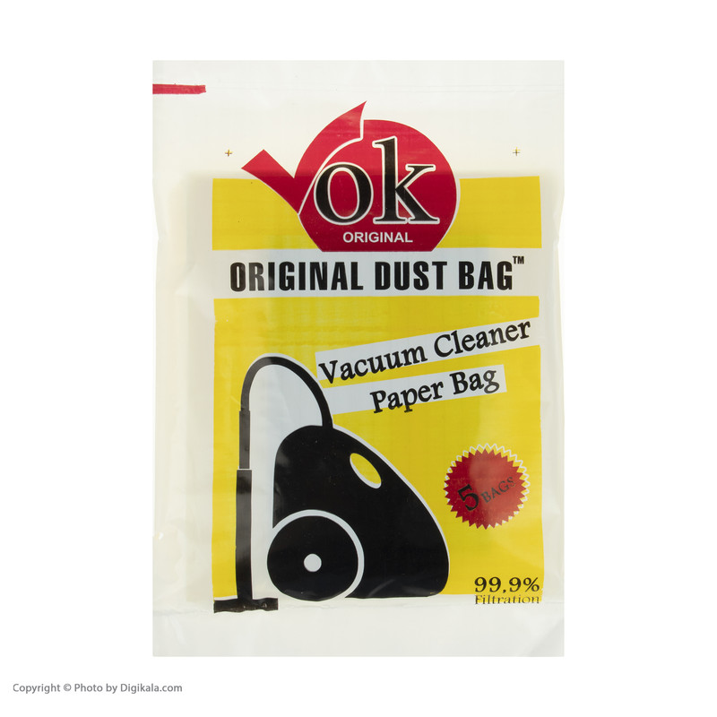 کیسه جاروبرقی مدل2400w مناسب برای جاروبرقی بیم بسته 5 عددی به همراه فیلتر