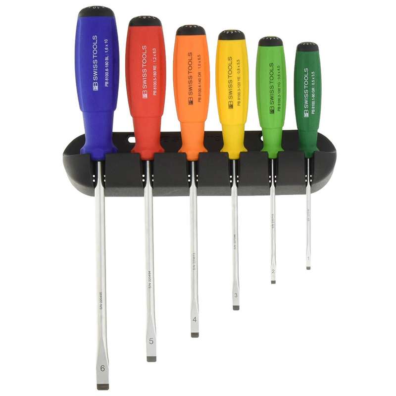 مجموعه 6 عددی پیچ گوشتی سوئیس تولز مدل PB 8240.RB مجموعه 6 عددی پیچ گوشتی سوئیس تولز مدل PB 8240.RB