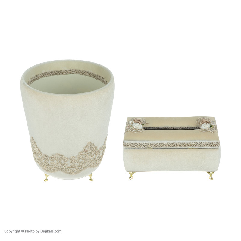 ست سطل و جای دستمال کاغذی کد 102