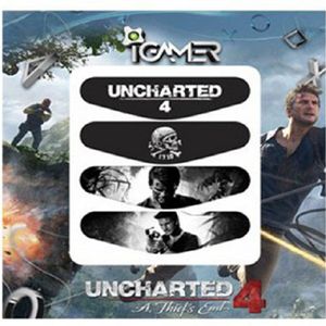 نقد و بررسی برچسب لایت بار دسته پلی استیشن 4 آی گیمر طرح Uncharted بسته 4 عددی توسط خریداران