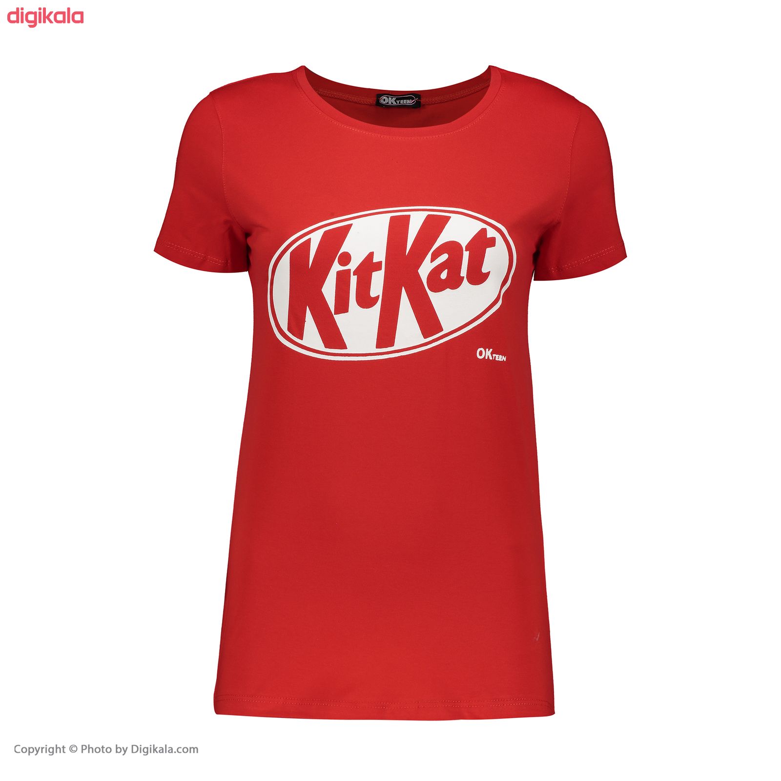 تیشرت زنانه اکتین طرح KitKat