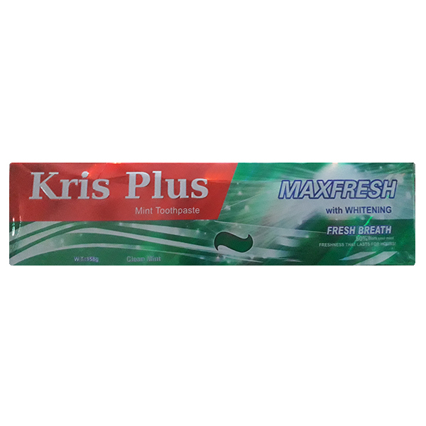خمیر دندان کریس پلاس مدل Max Fresh Mint حجم 158 میلی لیتر