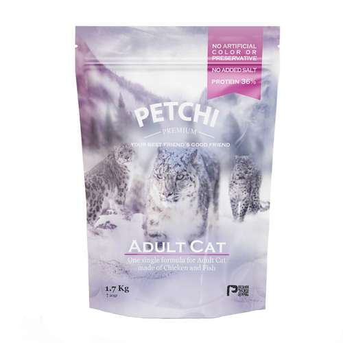 غذای خشک  گربه پتچی مدل Adult Cat وزن 1.7 کیلوگرم