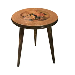میز عسلی طرح گل 001
