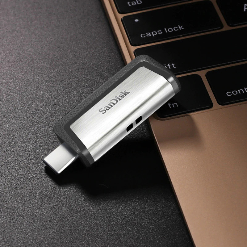 قیمت و خرید فلش مموری سن دیسک مدل Ultra Dual Drive USB Type-C ظرفیت 64  گیگابایت