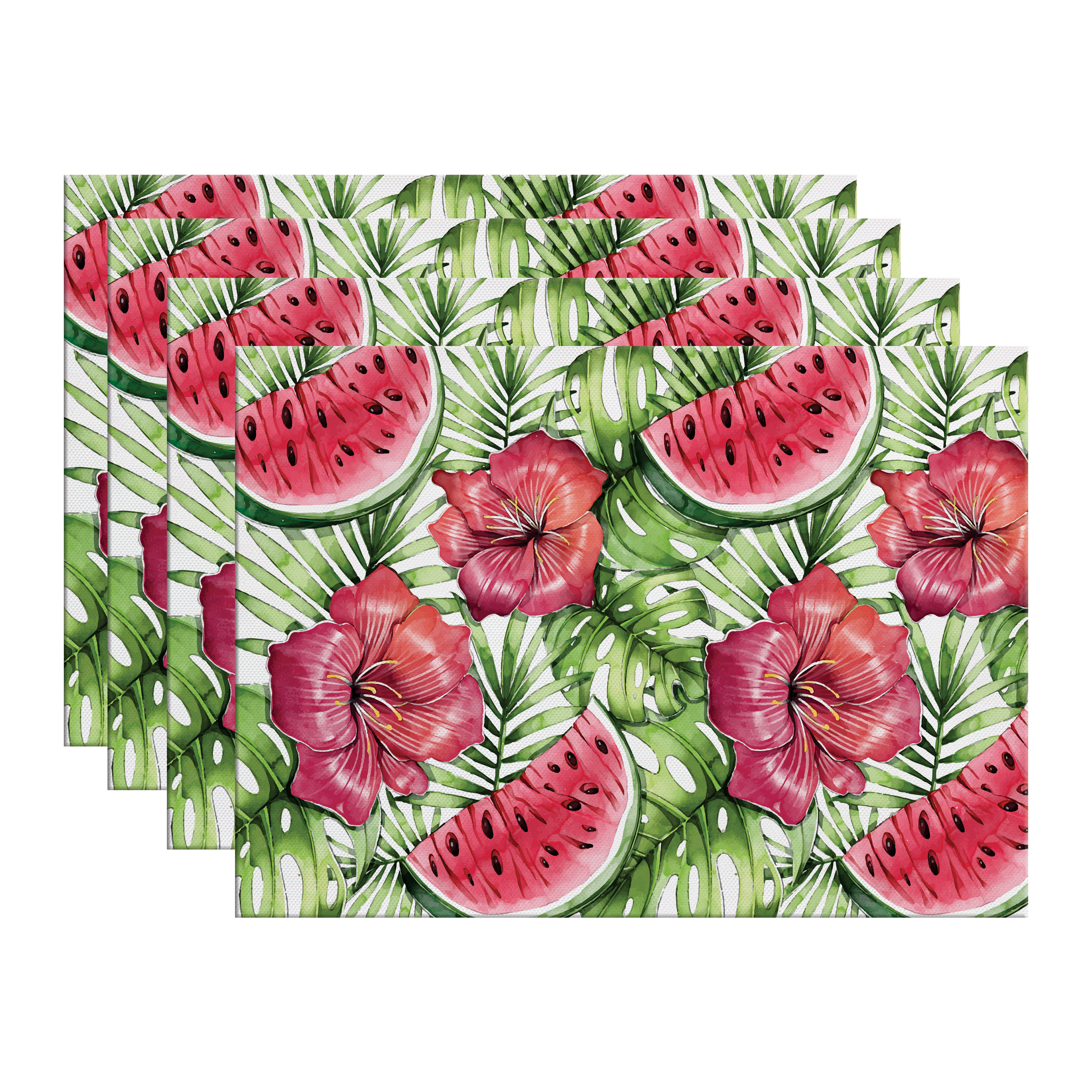 زیربشقابی طرح تابستان کد IDM 212 بسته 4 عددی