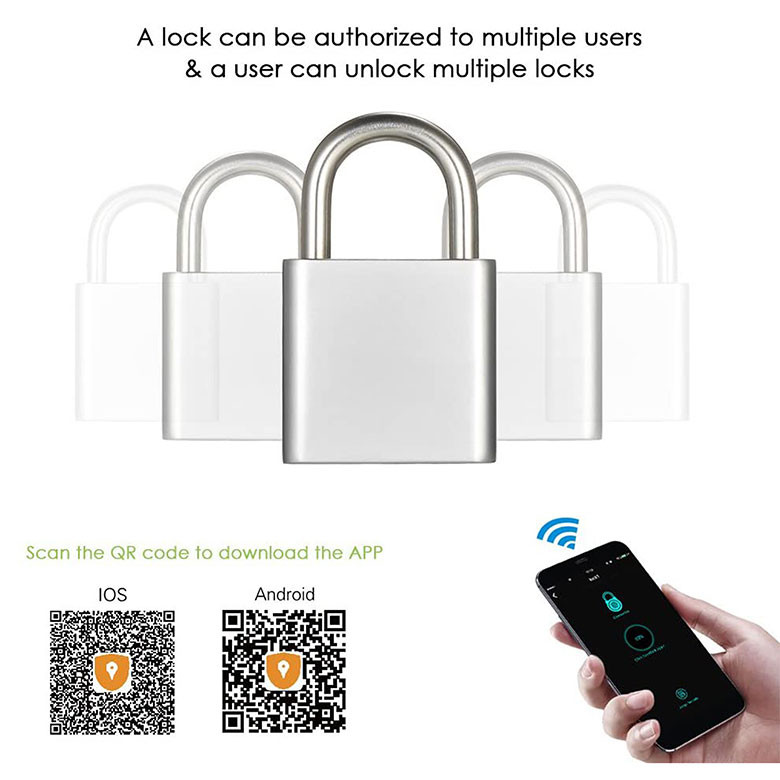 قفل آویز هوشمند مدل L6