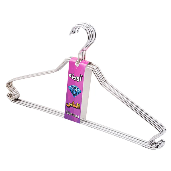  چوب لباسی الماس مدل dia -st 01 بسته 6 عددی