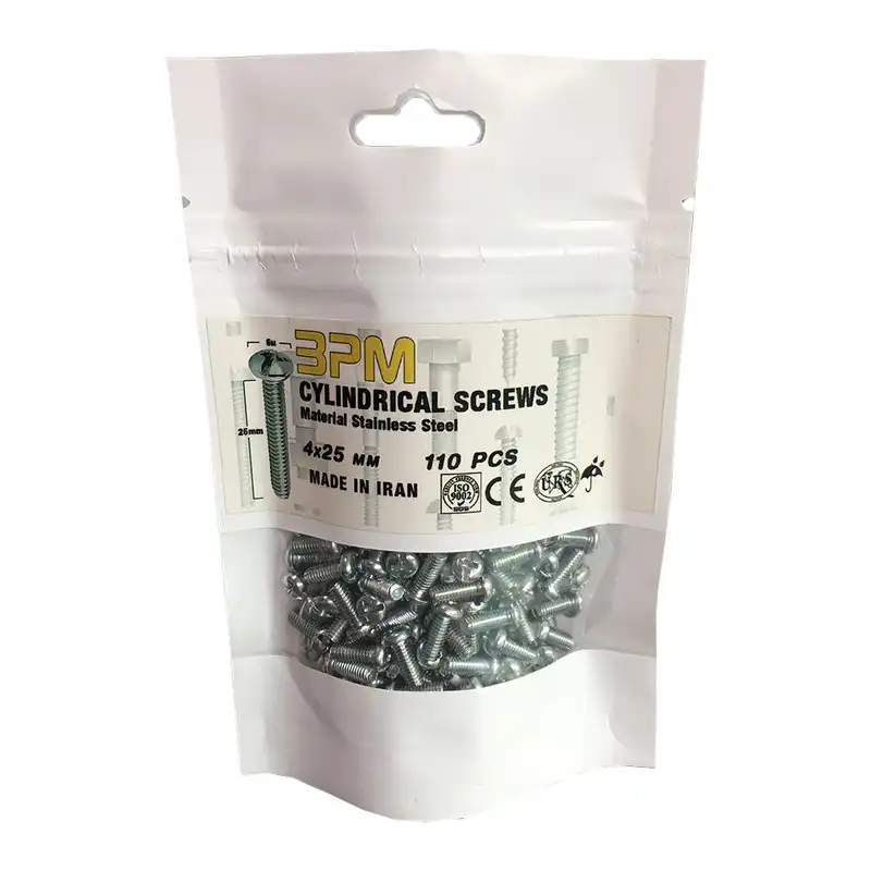 پیچ استوانه مدل BPM4-25 بسته 110 عددی