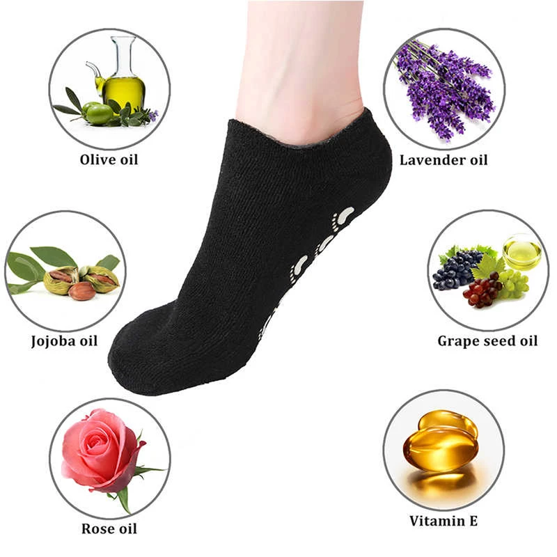 عکس شماره 4 : جوراب ترمیم کننده ترک پا مدل ty535 b بسته 2 عددی