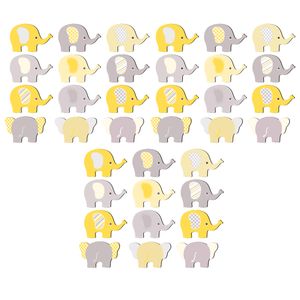 نقد و بررسی استیکر چوبی باروچین طرح فیلهای بانمک مجموعه 36 عددی توسط خریداران