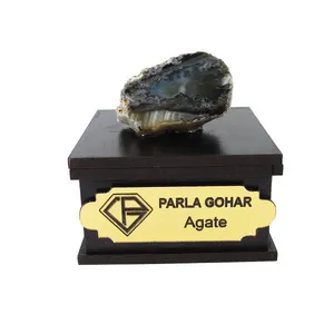 سنگ راف عقیق پارلا گوهر کد 2094