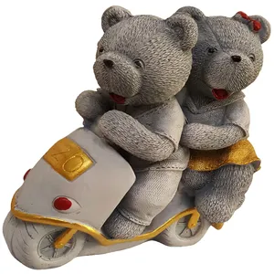 مجسمه لیلپار طرح موتور سوار مدل DKA-6021 T