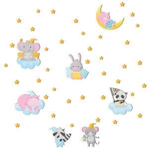 نقد و بررسی استیکر چوبی باروچین طرح شب بخیر کوچولو توسط خریداران