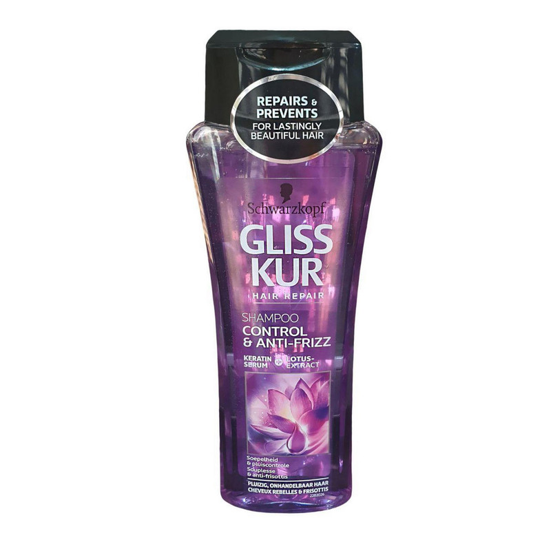 شامپو مو ترمیم کننده گلیس مدل Control & Anti Frizz حجم 250 میلی لیتر شامپو مو ترمیم کننده گلیس مدل Control & Anti Frizz حجم 250 میلی لیتر