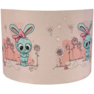  چراغ خواب دیواری اتاق کودک طرح خرگوش و باغچه