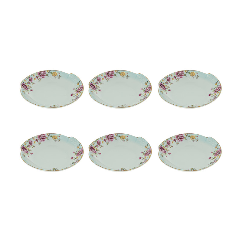 بشقاب خورش خوری شرکت صنایع چینی تقدیس مدل کاملیا بسته 6 عددی