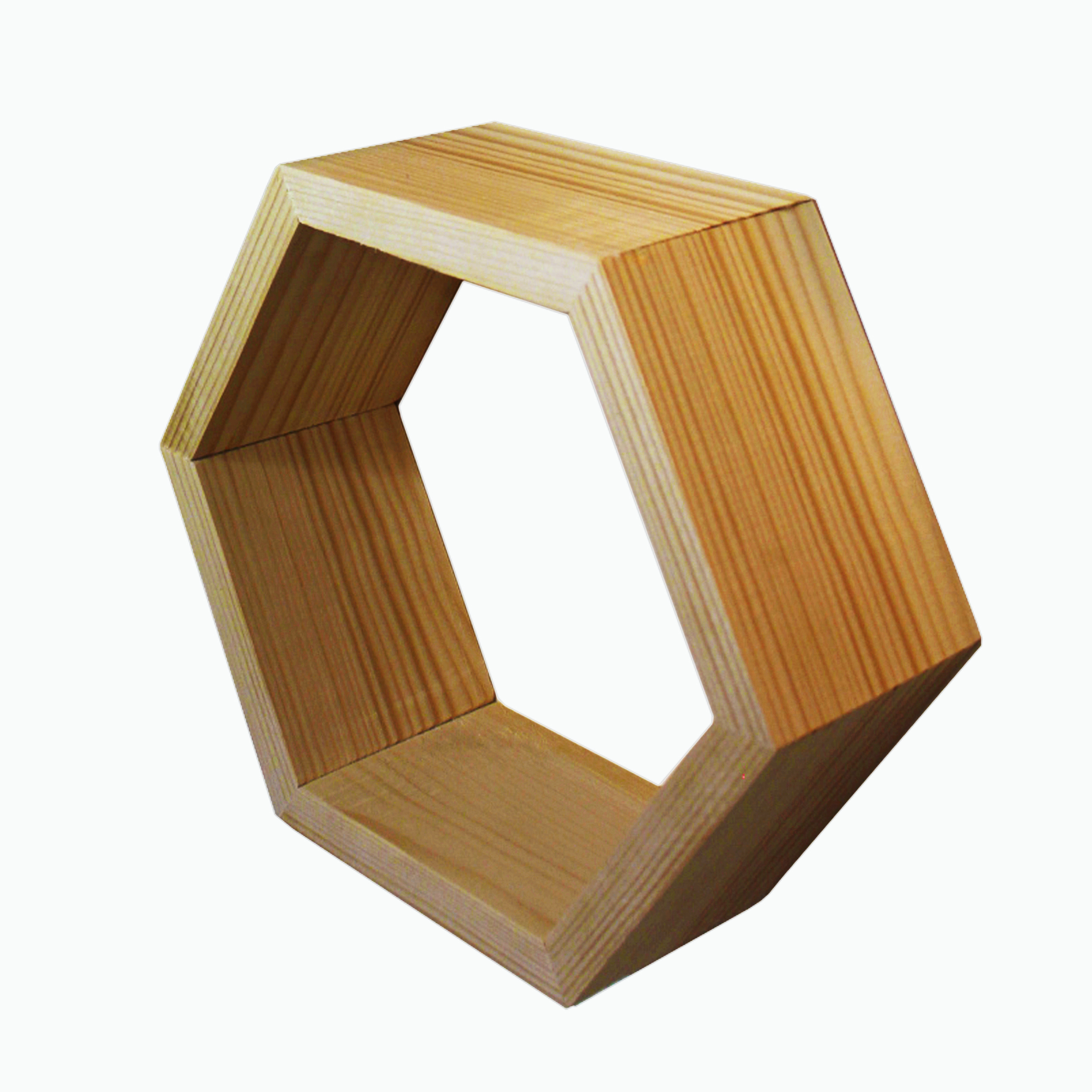 شلف دیواری مدل هگزاگون کد SH-1 