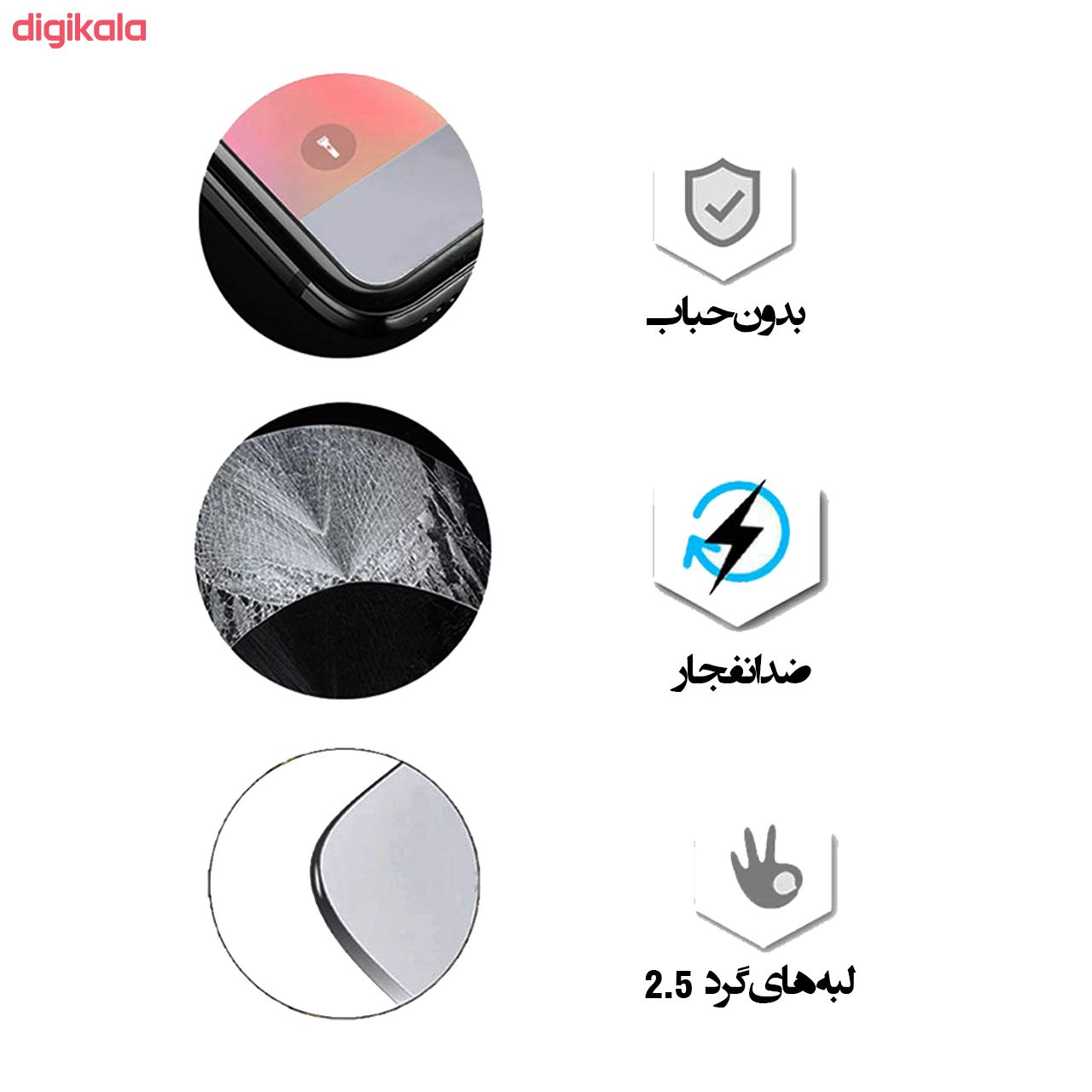 خرید اینترنتی با تخفیف ویژه محافظ صفحه نمایش دبو مدل RS9A مناسب برای گوشی موبایل سامسونگ Galaxy A7 2017