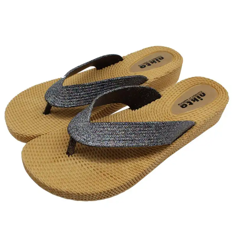 دمپایی لاانگشتی زنانه نیکتا مدل LPC012 کد L1- 03 رنگ مشکی