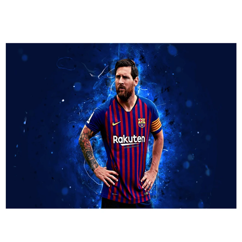 تابلو شاسی طرح فوتبال لیونل مسی کد AFN 141