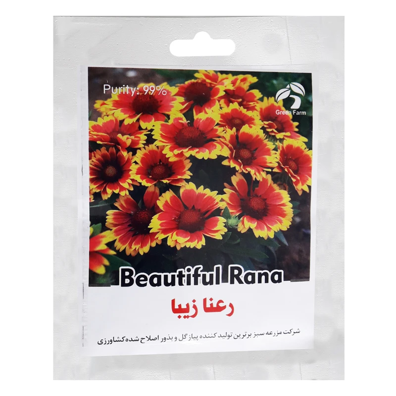 بذر گل رعنا زیبا گرین فارم کد 17