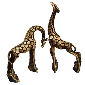 مجسمه لیلپار طرح زرافه مدل DKA-6009 B مجموعه 2 عددی