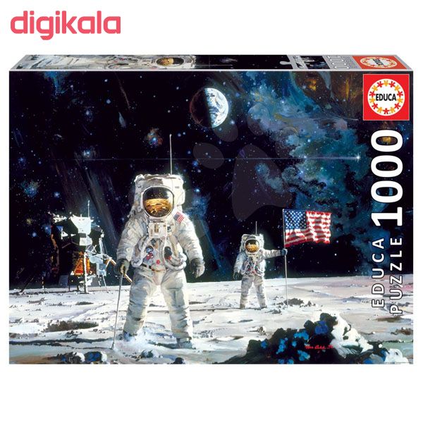 پازل 1000 تکه ادوکا مدل FIRST MEN ON THE MOON main 1 2