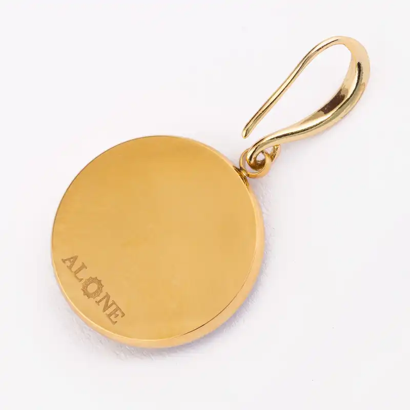 گوشواره طلا 24 عیار زنانه الون طرح پروانه