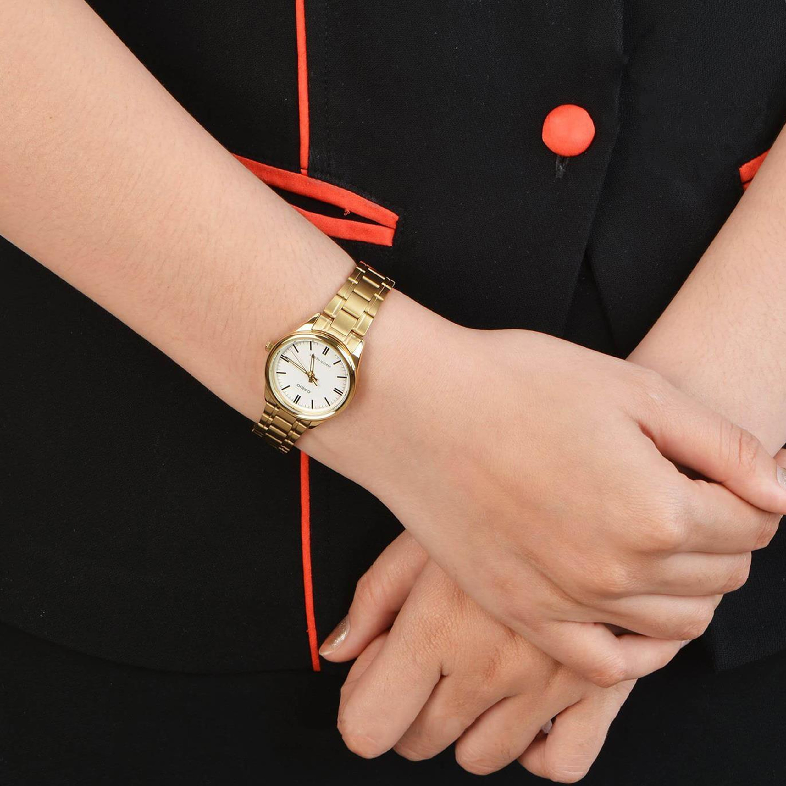 ساعت مچی عقربه ای زنانه کاسیو مدل LTP-V005G-9AUDF