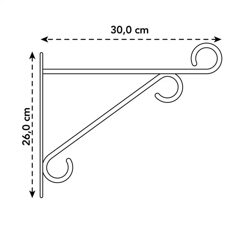 آویز دیواری گلدان مدل WHE30