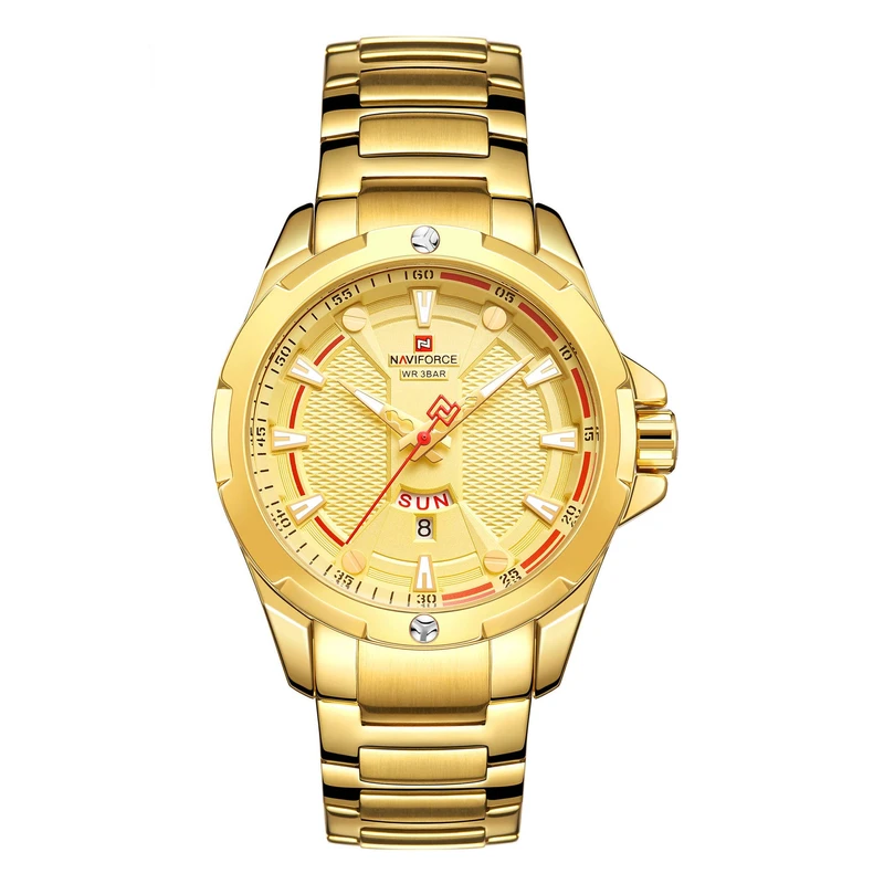 ساعت مچی عقربه‌ای کوارتز مردانه نیوی فورس مدل NF9161M- TA-TA