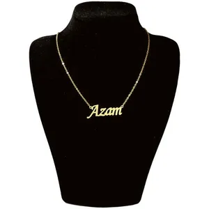 گردنبند زنانه طرح اعظم کد Q39