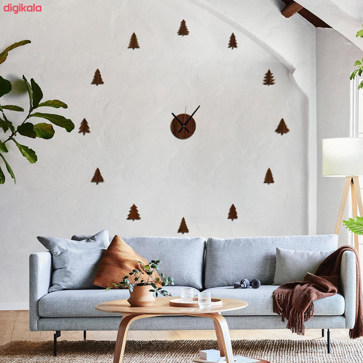 ساعت دیواری نوت مدل Pine 01 main 1 1