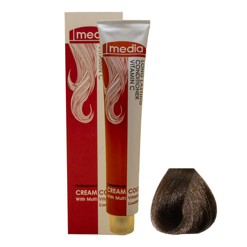 رنگ مو مدیا سری طبیعی شماره 4 حجم 100 میلی لیتر رنگ قهوه ای رنگ مو مدیا سری طبیعی شماره 4 حجم 100 میلی لیتر رنگ قهوه ای
