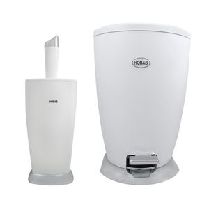 ست سطل زباله و فرچه حباب مدل lilia001