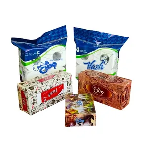 دستمال کاغذی وش مدل family03 مجموعه 5 عددی