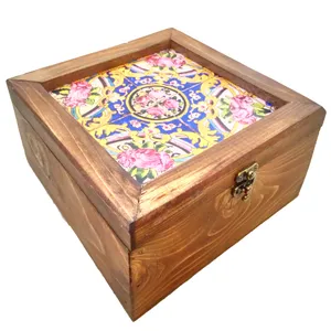 جعبه هدیه چوبی کد box02