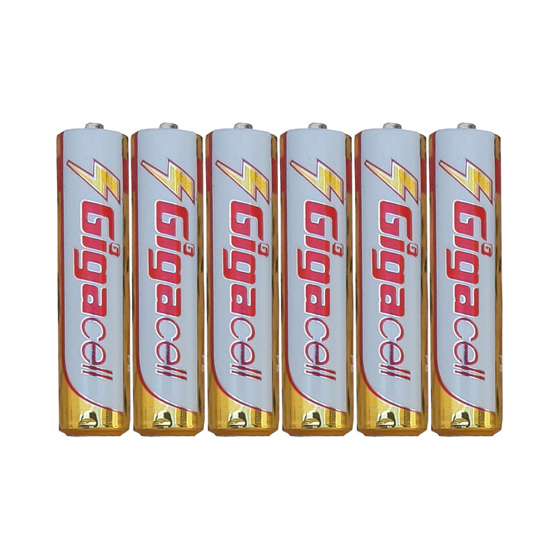 باتری قلمی گیگاسل مدل Ultra Heavy Duty بسته 6 عددی